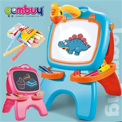 CB902430 CB902431 - 4in1 double sided drawing board easel projector painting kids